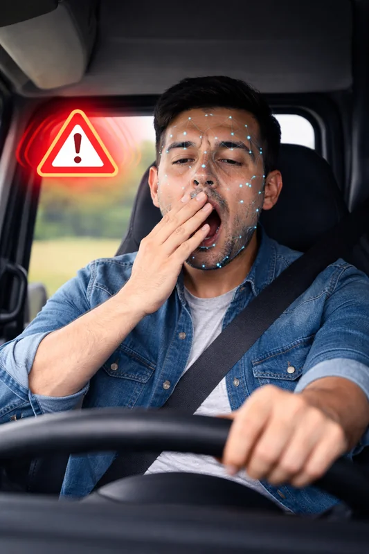 Lorry System Yawning Detection